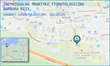 GABINET STOMATOLOGICZNY - INDYWIDUALNA PRAKTYKA STOMATOLOGICZNA BARBARA KĘSY - SELEDYNOWA 50,  SZCZECIN