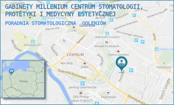 PORADNIA STOMATOLOGICZNA - GABINETY MILLENIUM CENTRUM STOMATOLOGII, PROTETYKI I MEDYCYNY ESTETYCZNEJ - POCZTOWA 43,  GOLENIÓW