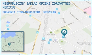 PORADNIA STOMATOLOGICZNA - NIEPUBLICZNY ZAKŁAD OPIEKI ZDROWOTNEJ MEDICUS - PIŁSUDSKIEGO 3,  STRZELIN