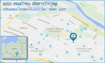 PORADNIA STOMATOLOGICZNA - NZOZ-PRAKTYKA DENTYSTYCZNA - ROKITNIAŃCZYKÓW 28/1,  NOWY SĄCZ