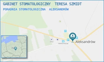 PORADNIA STOMATOLOGICZNA - GABINET STOMATOLOGICZNY  TERESA SZMIDT - ALEKSANDRÓW 39,  ALEKSANDRÓW