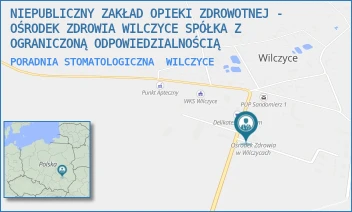 PORADNIA STOMATOLOGICZNA - NIEPUBLICZNY ZAKŁAD OPIEKI ZDROWOTNEJ - OŚRODEK ZDROWIA WILCZYCE SPÓŁKA Z OGRANICZONĄ ODPOWIEDZIALNOŚCIĄ - 173,  WILCZYCE