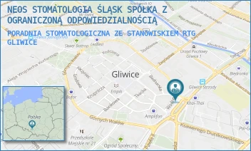 PORADNIA STOMATOLOGICZNA ZE STANOWISKIEM RTG - NEOS STOMATOLOGIA ŚLĄSK SPÓŁKA Z OGRANICZONĄ ODPOWIEDZIALNOŚCIĄ - UL. DOLNYCH WAŁÓW 20/3,  GLIWICE