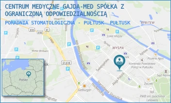 PORADNIA STOMATOLOGICZNA - PUŁTUSK - CENTRUM MEDYCZNE GAJDA-MED SPÓŁKA Z OGRANICZONĄ ODPOWIEDZIALNOŚCIĄ - PIOTRA SKARG 23/29,  PUŁTUSK