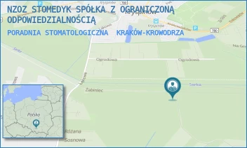 PORADNIA STOMATOLOGICZNA - NZOZ STOMEDYK SPÓŁKA Z OGRANICZONĄ ODPOWIEDZIALNOŚCIĄ - UL. ŻABINIEC 64/1,  KRAKÓW-KROWODRZA