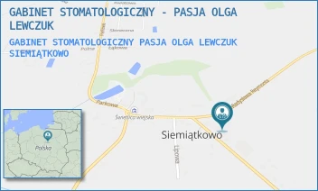 GABINET STOMATOLOGICZNY PASJA OLGA LEWCZUK - GABINET STOMATOLOGICZNY - PASJA OLGA LEWCZUK - WARSZAWSKA 3B,  SIEMIĄTKOWO