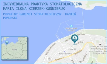 PRYWATNY GABINET STOMATOLOGICZNY - INDYWIDUALNA PRAKTYKA STOMATOLOGICZNA MARIA ILONA KIERZEK-KUŚNIERUK - GRYFITÓW 5,  KAMIEŃ POMORSKI