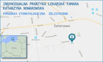 PORADNIA STOMATOLOGICZNA - INDYWIDUALNA PRAKTYKA LEKARSKA TAMARA KATARZYNA NOWAKOWSKA - UL. SZKOLNA 2,  ŻELISTRZEWO