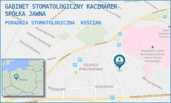 PORADNIA STOMATOLOGICZNA - GABINET STOMATOLOGICZNY KACZMAREK SPÓŁKA JAWNA - OSIEDLE PIASTOWSKIE 20-21,  KOŚCIAN