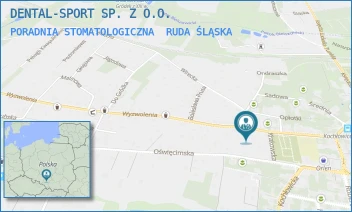PORADNIA STOMATOLOGICZNA - DENTAL-SPORT SP. Z O.O. - UL. WYZWOLENIA 19,  RUDA ŚLĄSKA