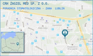 PORADNIA STOMATOLOGICZNA - ZANA - ALLMEDICA LUBLIN SPÓŁKA Z OGRANICZONĄ ODPOWIEDZIALNOŚCIĄ - ONYKSOWA 2,  LUBLIN