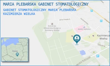 GABINET STOMATOLOGICZNY MARIA PLEBAŃSKA - MARIA PLEBAŃSKA GABINET STOMATOLOGICZNY - SZKOL 22,  KAZIMIERZA WIELKA