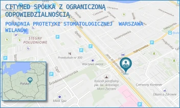 PORADNIA PROTETYKI STOMATOLOGICZNEJ - CITYMED SPÓŁKA Z OGRANICZONĄ ODPOWIEDZIALNOŚCIĄ - JANA III SOBIESKIEGO 18,  WARSZAWA WILANÓW