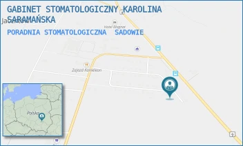 PORADNIA STOMATOLOGICZNA - GABINET STOMATOLOGICZNY KAROLINA SARAMAŃSKA - 93,  SADOWIE