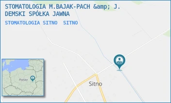 STOMATOLOGIA SITNO - STOMATOLOGIA M.BAJAK-PACH &amp; J. DEMSKI SPÓŁKA JAWNA - 78,  SITNO