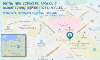 PORADNIA STOMATOLOGICZNA - PRIMA-MED CZERKIES SPÓŁKA Z OGRANICZONĄ ODPOWIEDZIALNOŚCIĄ - PARTYZANTÓW 16,  PUŁAWY