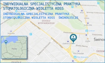 INDYWIDUALNA SPECJALISTYCZNA PRAKTYKA STOMATOLOGICZNA WIOLETTA KOSS - INDYWIDUALNA SPECJALISTYCZNA PRAKTYKA STOMATOLOGICZNA WIOLETTA KOSS - DABROWSKIEGO 4,  ŚWINOUJŚCIE