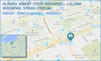 GABINET STOMATOLOGICZNY - KLINIKA WIDENT PIOTR WINIARSKI, LILIANA WINIARSKA SPÓŁKA CYWILNA - SZUBIŃSKA 93-95,  BYDGOSZCZ