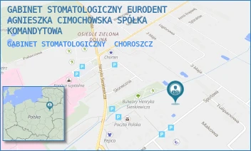 GABINET STOMATOLOGICZNY - GABINET STOMATOLOGICZNY EURODENT AGNIESZKA CIMOCHOWSKA SPÓŁKA KOMANDYTOWA - SPORTOWA 27/U1,  CHOROSZCZ