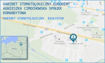 GABINET STOMATOLOGICZNY - GABINET STOMATOLOGICZNY EURODENT AGNIESZKA CIMOCHOWSKA SPÓŁKA KOMANDYTOWA - ALEJA JANA PAWŁA II 59B/U1,  BIAŁYSTOK