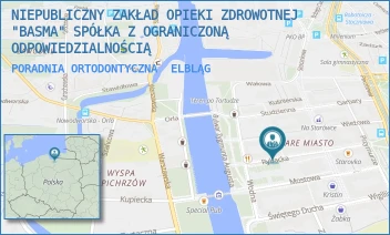 PORADNIA ORTODONTYCZNA - NIEPUBLICZNY ZAKŁAD OPIEKI ZDROWOTNEJ "BASMA" SPÓŁKA Z OGRANICZONĄ ODPOWIEDZIALNOŚCIĄ - RYBACKA 37/A,  ELBLĄG