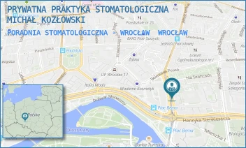 PORADNIA STOMATOLOGICZNA - WROCŁAW - PRYWATNA PRAKTYKA STOMATOLOGICZNA MICHAŁ KOZŁOWSKI - UL. GEN. JÓZEFA BEMA 7/9,  WROCŁAW