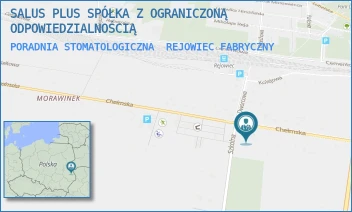 PORADNIA STOMATOLOGICZNA - SALUS PLUS SPÓŁKA Z OGRANICZONĄ ODPOWIEDZIALNOŚCIĄ - CHEŁMSKA 99,  REJOWIEC FABRYCZNY