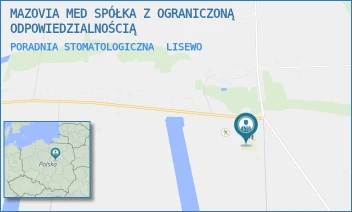 PORADNIA STOMATOLOGICZNA - MAZOVIA MED SPÓŁKA Z OGRANICZONĄ ODPOWIEDZIALNOŚCIĄ - 48,  LISEWO