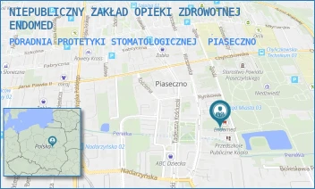 PORADNIA PROTETYKI STOMATOLOGICZNEJ - NIEPUBLICZNY ZAKŁAD OPIEKI ZDROWOTNEJ ENDOMED - ZGODA 5,  PIASECZNO