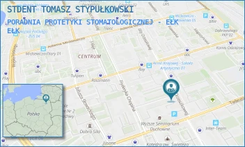 PORADNIA PROTETYKI STOMATOLOGICZNEJ - EŁK - STDENT TOMASZ STYPUŁKOWSKI - ELIZY ORZESZKOWEJ 36A/10,  EŁK