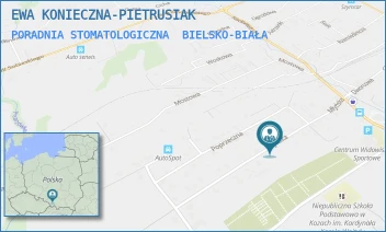 PORADNIA STOMATOLOGICZNA - EWA KONIECZNA-PIETRUSIAK - UL. MŁYŃSKA 27,  BIELSKO-BIAŁA