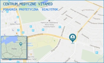 PORADNIA PROTETYCZNA - CENTRUM MEDYCZNE VITAMED - KOMISJI EDUKACJI NARODOWEJ 53/4, BIAŁYSTOK