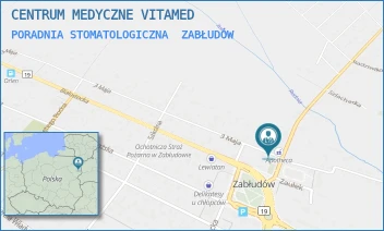 PORADNIA STOMATOLOGICZNA - CENTRUM MEDYCZNE VITAMED - GRZEGORZA CHODKIEWICZA 3,  ZABŁUDÓW