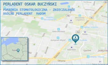 PORADNIA STOMATOLOGICZNA - ZNIECZULENIE OGÓLNE PERLADENT - PERLADENT OSKAR BUCZYŃSKI - KIELECKA 15,  RADOM