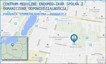 PORADNIA STOMATOLOGICZNA - CENTRUM MEDYCZNE ENDOMED-IKAR SPÓŁKA Z OGRANICZONĄ ODPOWIEDZIALNOŚCIĄ - FROMBORSKA 18,  BYDGOSZCZ